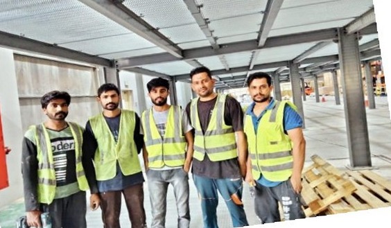 Best Work Technical Services LLC team on site in the UAE